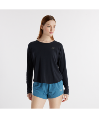 New Balance Women's Drapey Jersey Long Sleeve T-Shirt