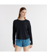 New Balance Women's Drapey Jersey Long Sleeve T-Shirt