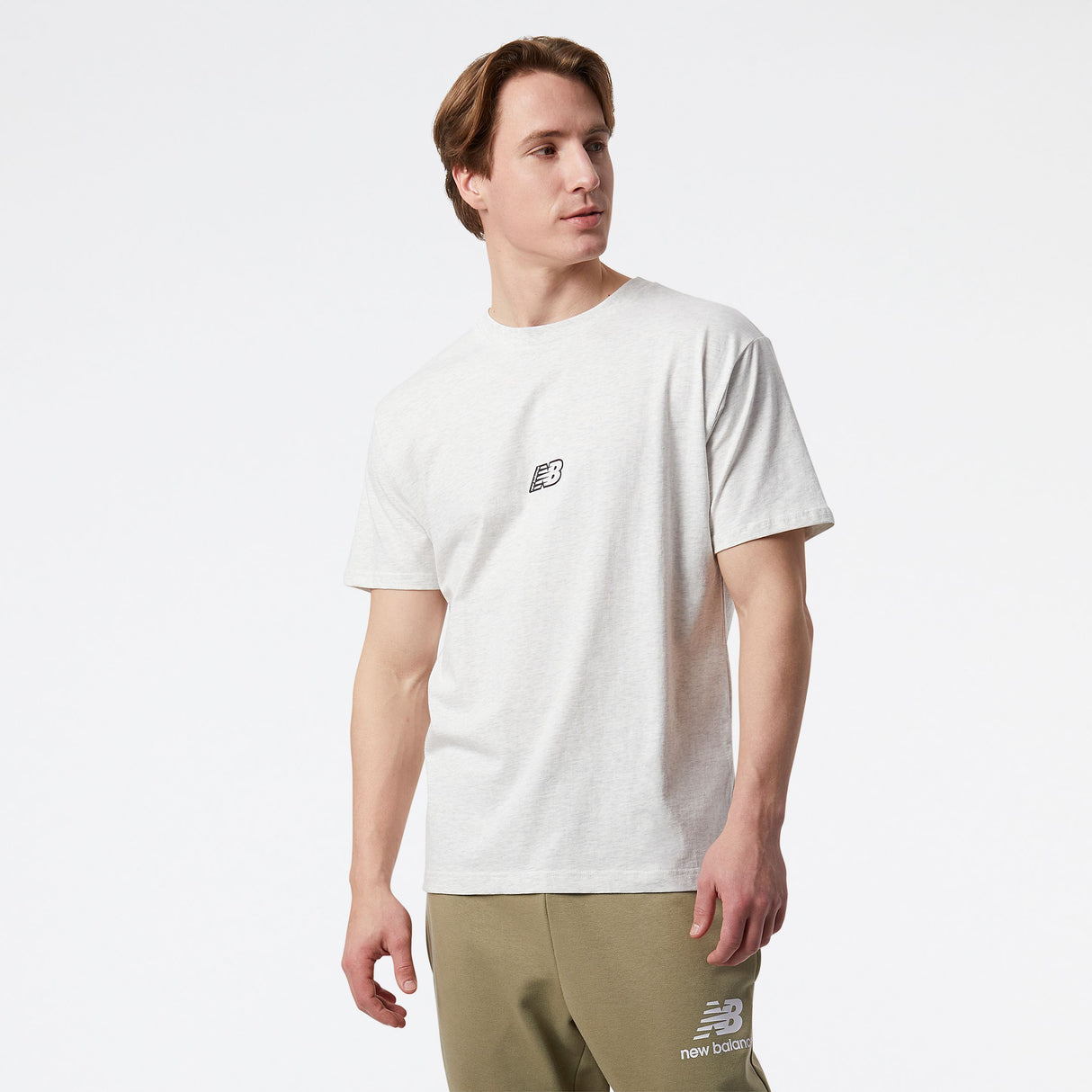 New Balance Men's Essentials Graphic Short Sleeve (Tall)-1