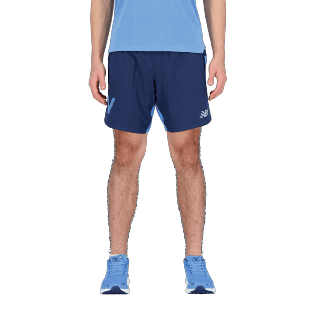 New Balance Men's Graphic Impact Run 7 Inch Short-1