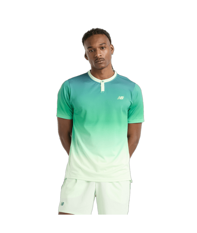 New Balance Men's Printed Tournament Tennis Top