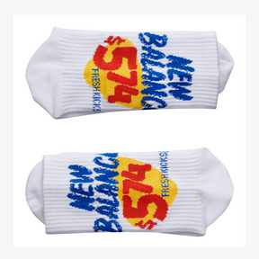 New Balance Essentials 574 Graphic 2 Pack Midcalf Sock