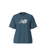 New Balance Women's Sport Jersey Relaxed Logo T-Shirt-2