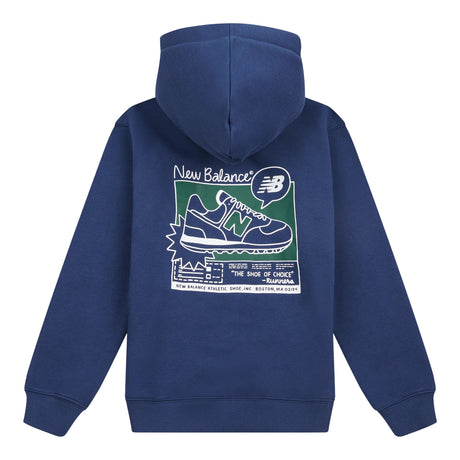 New Balance Youth Basketball Sneaker Poster Hoodie-2