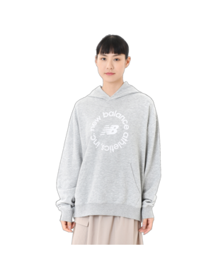 New Balance Women's Sport French Terry Oversized Graphic Hoodie-1