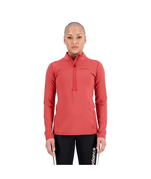 New Balance Women's Achiever Shape Shield 1/2 Zip-1