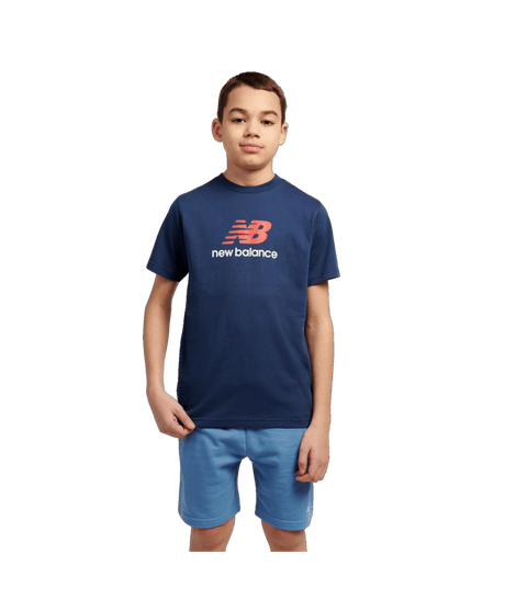 New Balance Youth Jersey Stacked Logo T-Shirt