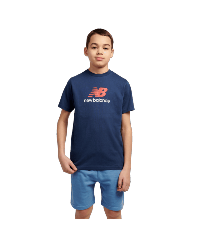 New Balance Youth Jersey Stacked Logo T-Shirt