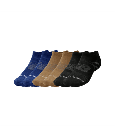 New Balance Flat Knit No Show Socks 6 Pack-1