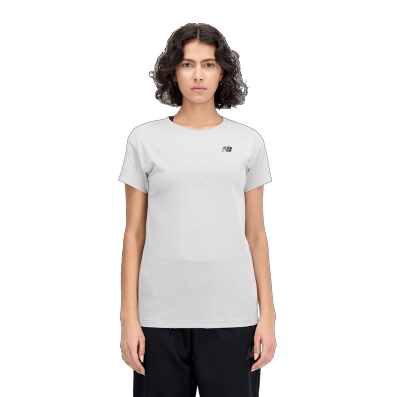 New Balance Women's Relentless Heathertech T-Shirt-1