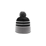 Richardson 134 Striped Beanie with Cuff & Pom Hat