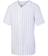Augusta Sportswear  Men's Pinstripe Full-button Jersey