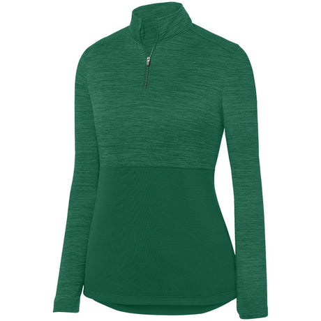 Augusta Sportswear  Women's  Shadow Tonal Heather 1/4 Zip Pullover