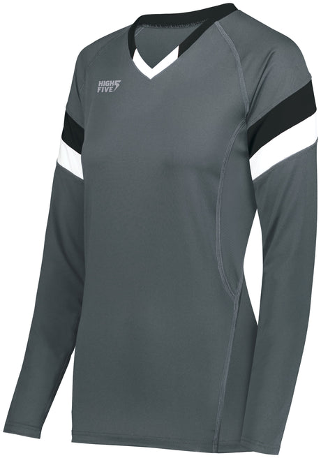 High Five Girl's Truhit Tri-color Long Sleeve Jersey