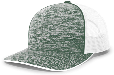 Pacific Headwear Aggressive Heather Trucker Snapback Cap