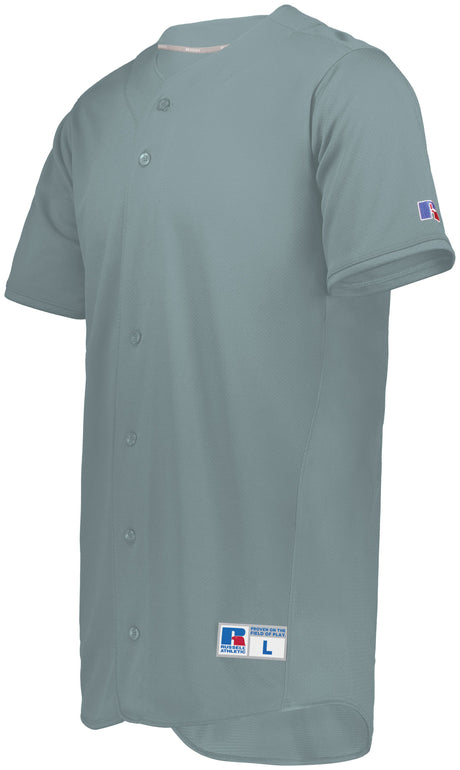 Russell  Men's Five Tool Full-button Front Baseball Jersey