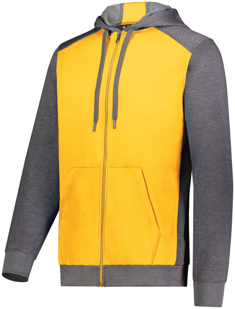 Augusta Sportswear  Men's Three-season Fleece Full Zip Hoodie