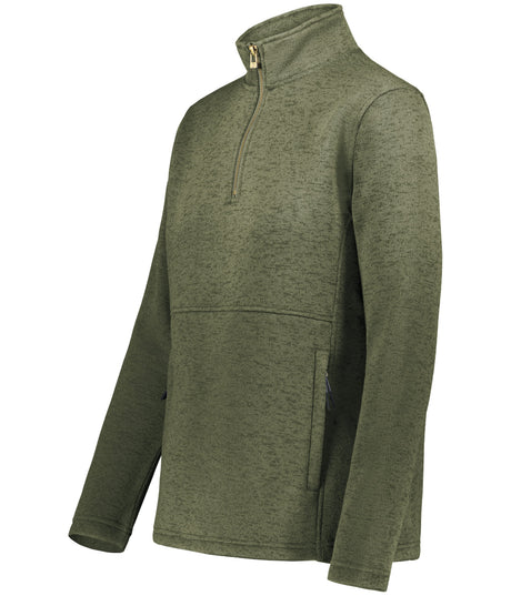 Holloway  Women's  Alpine Sweater Fleece 1/4 Zip Pullover