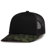 Pacific Headwear  Men's Weekender Duck Camo Trucker Snapback Cap