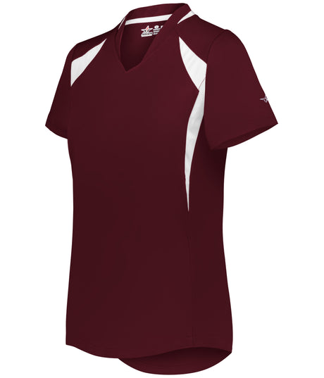 Alleson Athletic  Women's  V-neck Softball Jersey