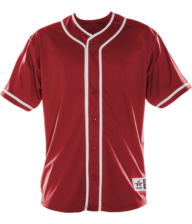 Youth Alleson Athletic Diamond Full Button Baseball Jersey