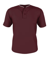 Alleson Athletic  Men's Two Button Mesh Baseball Jersey