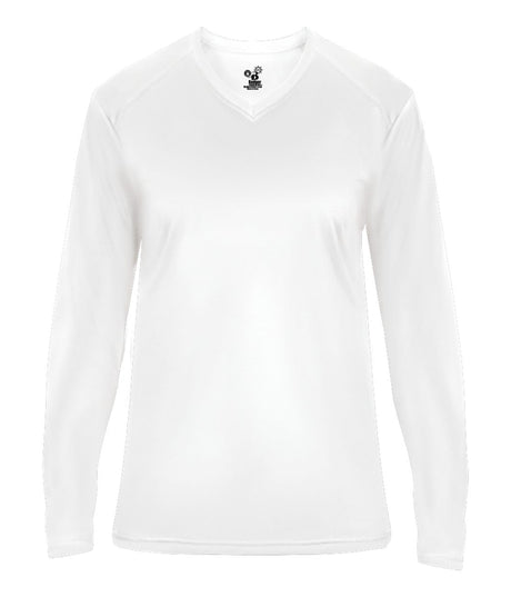 Badger Sport  Women's Ultimate ' V-neck L/s Te