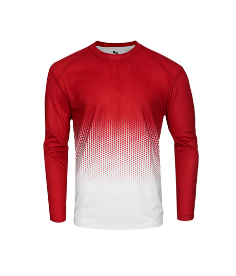 Badger Sport Hex 2.0 Youth L/s Tee
