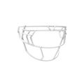 Schutt F7 EGOP V-NB-VC Football Facemask