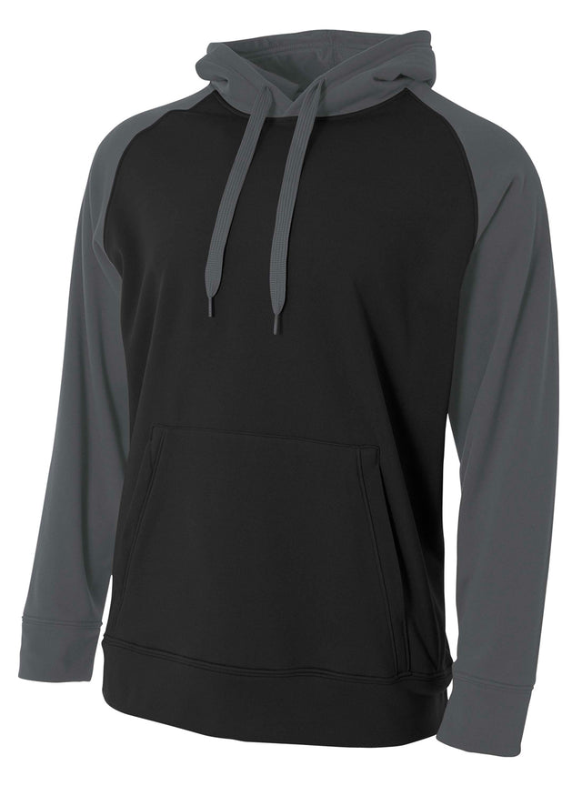 A4 Men's Color Block Tech Fleece Hoodie-1