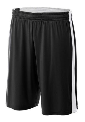 A4 Men's Reversible Moisture Management 10" Short-1