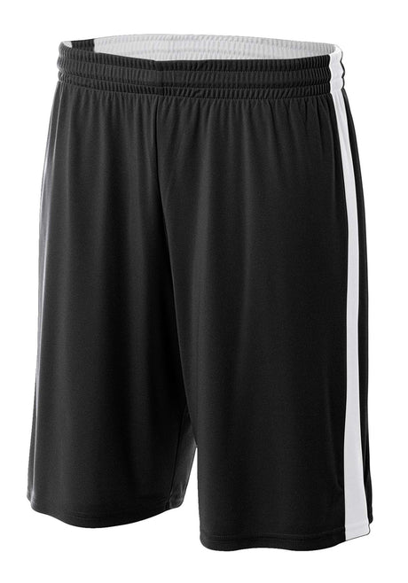 A4 Men's Reversible Moisture Management 10" Short-1