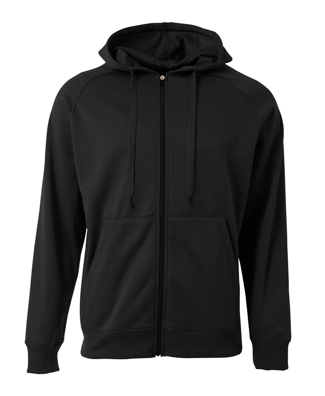 A4 Men's Agility Long Sleeve Tech Fleece Hoodi-1