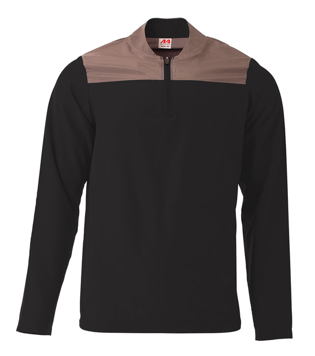 A4 Men's Element Quarter Zip Jacket-1