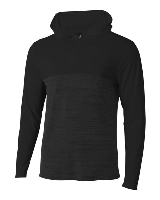 A4 Youth  Slate Quarter Zip-1
