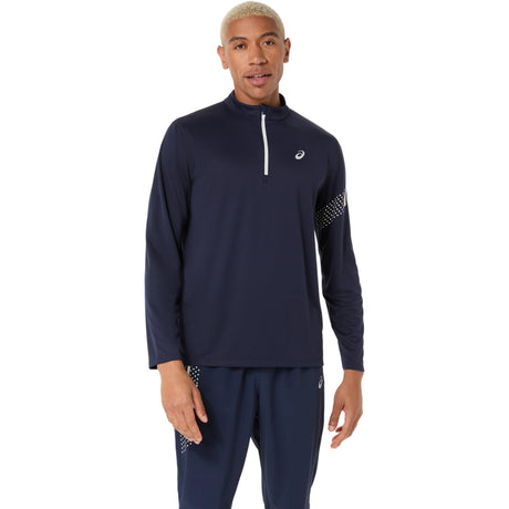 Asics Men's Icon Long Sleeve 1/2 Zip Top-1