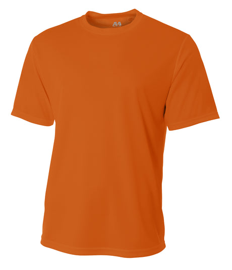 A4 Men's Short Sleeve Birds-Eye Mesh Crew-1