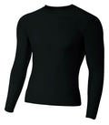A4 Men's Long Sleeve Compression Crew-1