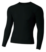 A4 Men's Long Sleeve Compression Crew-1