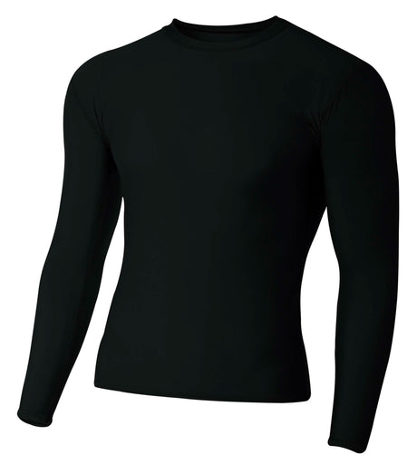 A4 Men's Long Sleeve Compression Crew-1