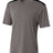 A4 Men's Tourney Heather Short Sleeve Color Block