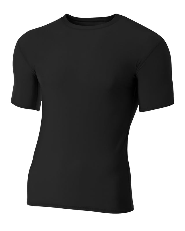 A4 Youth  Short Sleeve Compression Crew-1