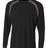 A4 Men's Spartan Long Sleeve Color Block Crew
