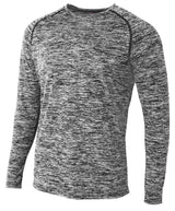 A4 Men's Long Sleeve Raglan Space Dye-1