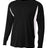 A4 Men's Long Sleeve Color Block Tee