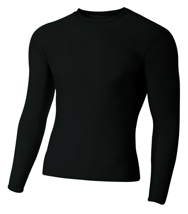 A4 Youth  Long Sleeve Compression Crew-1