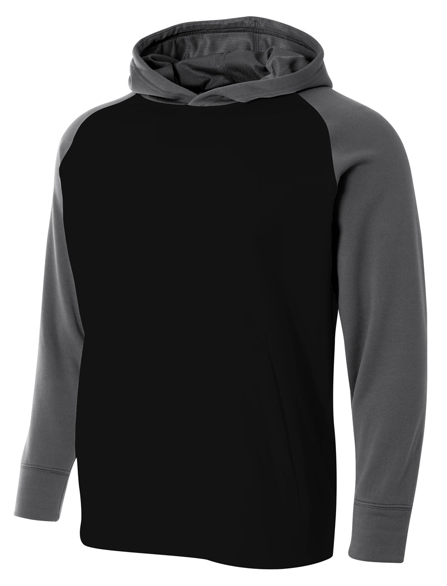 A4 Youth Color Block Tech Fleece Hoodie-1