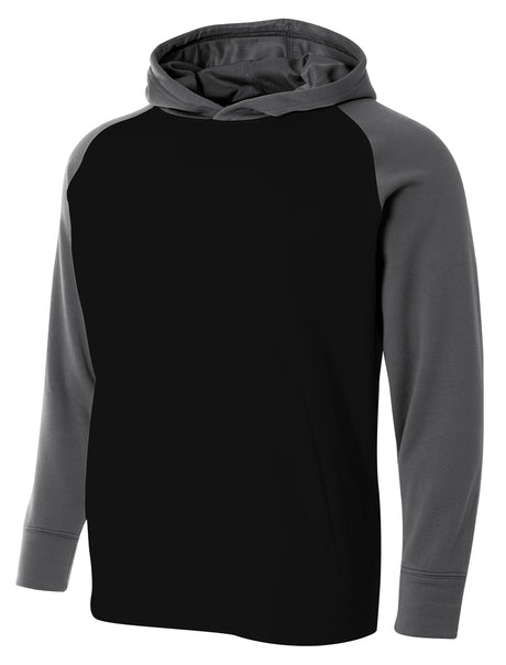 A4 Youth Color Block Tech Fleece Hoodie-1