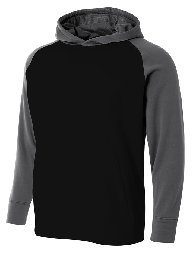 A4 Youth Color Block Tech Fleece Hoodie-1