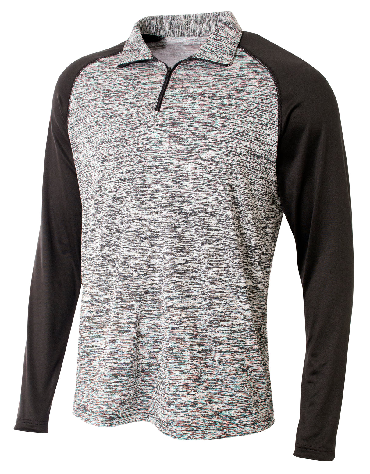 A4 Youth  Quarter Zip Space Dye-1